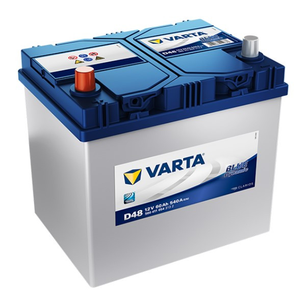 Varta Blue Dynamic D48 / 560 411 054 / S4 025 accu (12V, 60Ah, 540A)  AVA00267 - 1