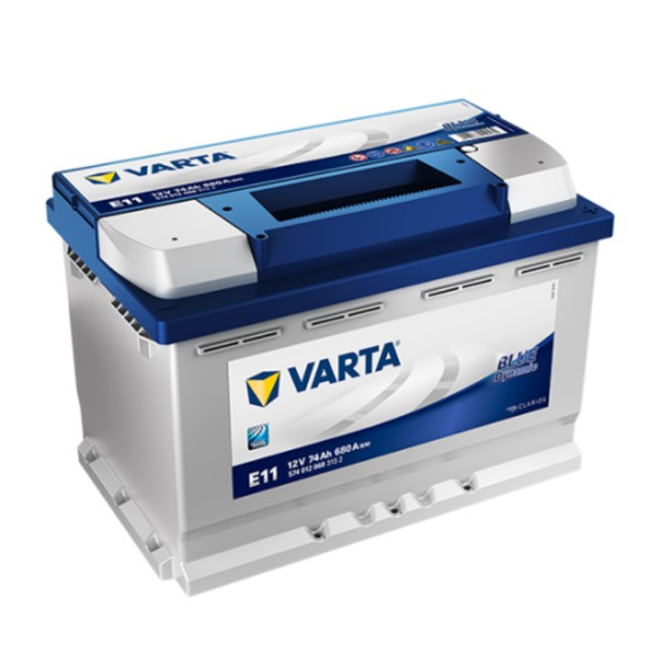Varta Blue Dynamic E11 / 574 012 068 / S4 008 accu (12V, 74Ah, 680A)  AVA00268 - 1