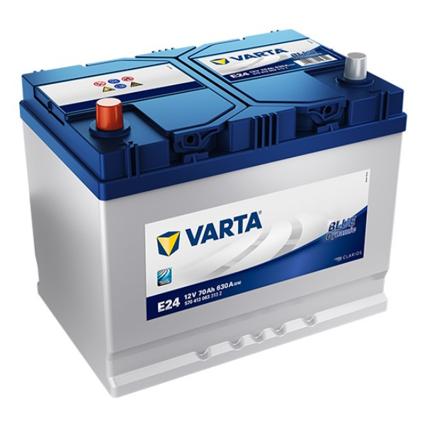 Varta Blue Dynamic E24 / 570 413 063 / S4 027 accu (12V, 70Ah, 630A)  AVA00276 - 1