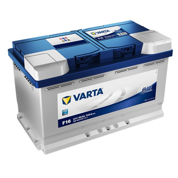 Varta Blue Dynamic F16 / 580 500 074 / S4 011 accu (12V, 80Ah, 740A)  AVA00279 - 1