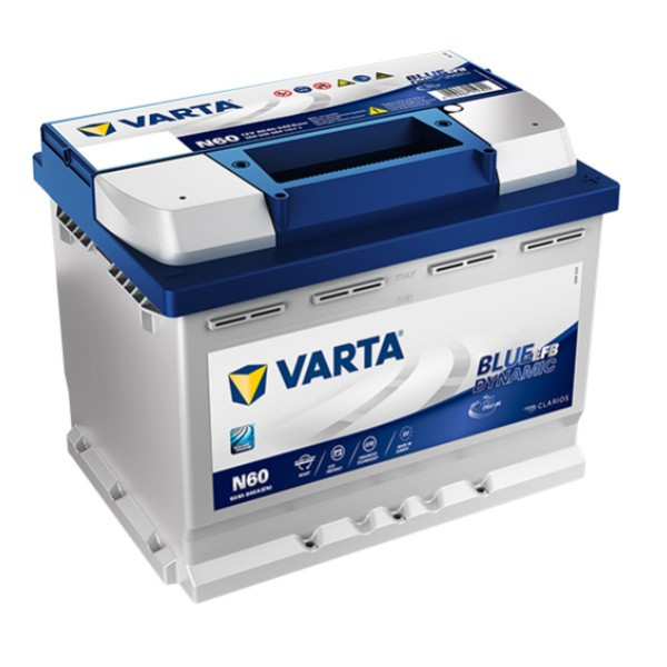Varta Blue Dynamic N60 / 560 500 064 / S4 E05 EFB start-stop accu (12V, 60Ah, 640A)  AVA00201 - 1