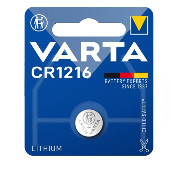 Varta CR1216 3V Lithium knoopcel batterij 1 stuk  AVA00149 - 1