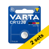 Varta CR1220 3V Lithium knoopcel batterij 2 stuks AVA00367 - 1