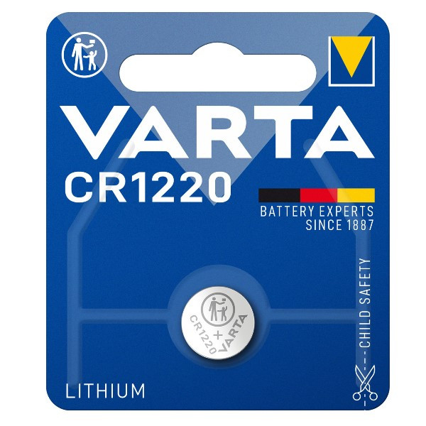 Varta CR1220 / DL1220 / 1220 Lithium knoopcel batterij 1 stuk  AVA00150 - 1