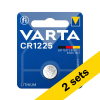 Varta CR1225 3V Lithium knoopcel batterij 2 stuks AVA00372 - 1