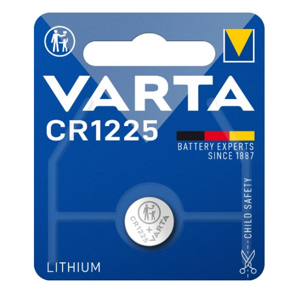 Varta CR1225 Lithium knoopcel batterij 1 stuk  AVA00146 - 1