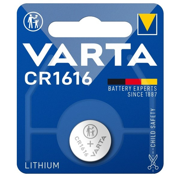 Varta CR1616 Lithium knoopcel batterij 1 stuk  AVA00147 - 1