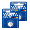 Varta CR1620 3V Lithium knoopcel batterij (2 stuks) AVA00378 - 1