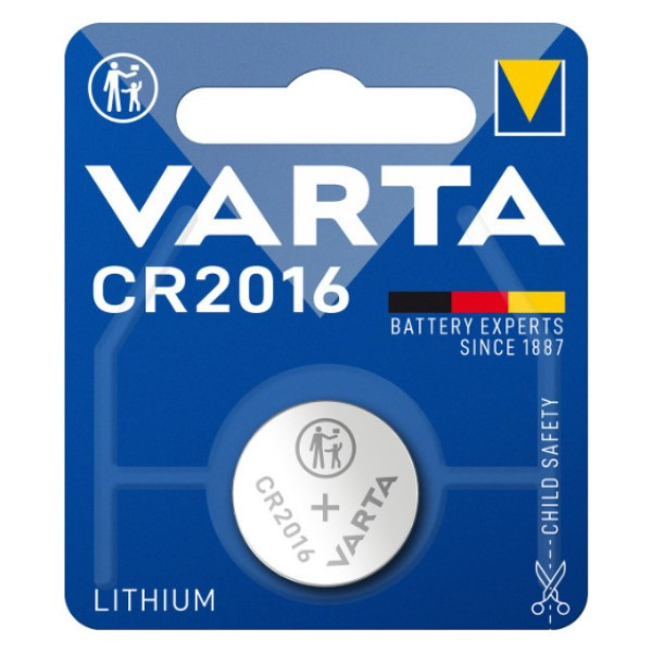 Midden Chemicaliën aankleden Varta CR2016 / DL2016 / 2016 Lithium knoopcel batterij 1 stuk Varta 123accu.nl Midden Chemicaliën aankleden Varta CR2016 / DL2016 / 2016 Lithium knoopcel batterij 1 stuk Varta 123accu.nl