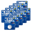 Varta CR2025 3V Lithium knoopcel batterij (10 stuks) AVA00377 - 1