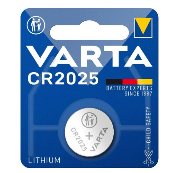 Varta CR2025 3V Lithium knoopcel batterij 1 stuk  AVA00258 - 1