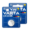 Varta CR2025 3V Lithium knoopcel batterij (2 stuks) AVA00374 - 1