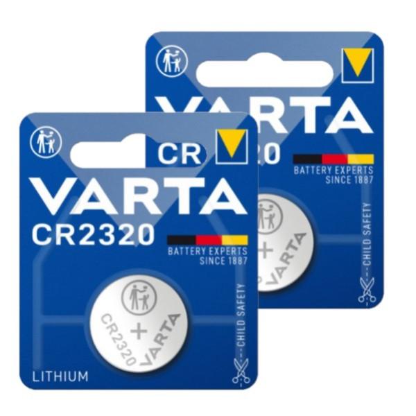 Varta CR2320 Lithium knoopcel batterij 2 stuks  AVA00390 - 1