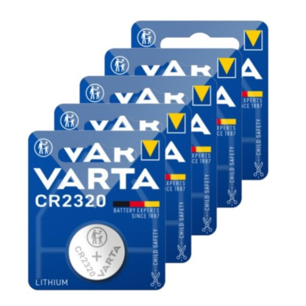 Varta CR2320 Lithium knoopcel batterij 5 stuks  AVA00398 - 1