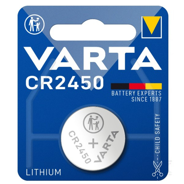 Varta CR2450 3V  Lithium knoopcel batterij 1 stuk AGP00065 - 1