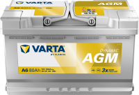 Varta Dynamic AGM A6 / 580 901 080 start-stop accu (12V, 80Ah, 800A)  AVA00196