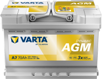 Varta Dynamic AGM A7 / 570 901 076 start-stop accu (12V, 70Ah, 760A)  AVA00193