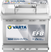Varta Dynamic EFB N50 / 550 500 055 start-stop accu (12V, 50Ah, 550A) AVA00708 - 1