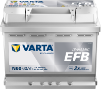 Varta Dynamic EFB N60 / 560 500 064 start-stop accu (12V, 60Ah, 640A)  AVA00201