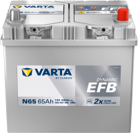 Varta Dynamic EFB N65 / 565 501 065 start-stop accu (12V, 65Ah, 650A) AVA00705