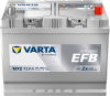 Varta Dynamic EFB N72 / 572 501 076 start-stop accu (12V, 72Ah, 760A) AVA00706 - 1