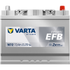 Varta Dynamic EFB N72 / 572 501 076 start-stop accu (12V, 72Ah, 760A) AVA00706 - 3