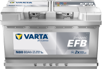 Varta Dynamic EFB N80 / 580 500 080 start-stop accu (12V, 80Ah, 800A)  AVA00200