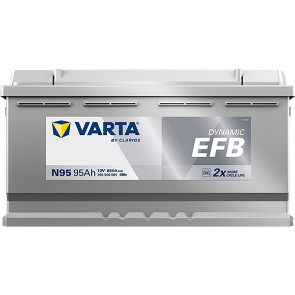 Varta Dynamic EFB N95 / 595 500 085 start-stop accu (12V, 95Ah, 850A)  AVA00198 - 3