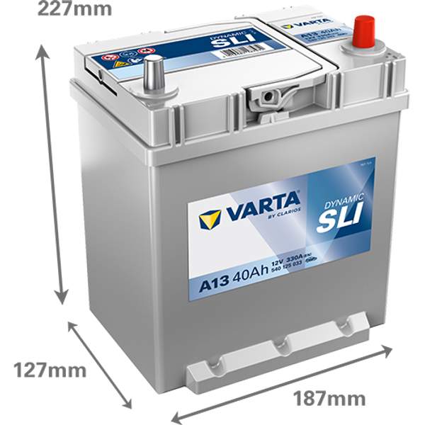 Varta Dynamic SLI A13 / 540 125 033 accu (12V, 40Ah, 330A) AVA00699 - 2