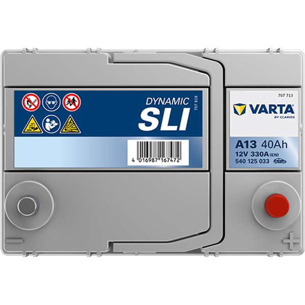 Varta Dynamic SLI A13 / 540 125 033 accu (12V, 40Ah, 330A) AVA00699 - 3