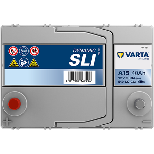 Varta Dynamic SLI A15 / 540 127 033 accu (12V, 40Ah, 330A)  AVA00269 - 4