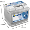 Varta Dynamic SLI B18 / 544 402 044 accu (12V, 44Ah, 440A)  AVA00274 - 2