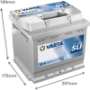 Varta Dynamic SLI B19 / 545 412 040 accu (12V, 45Ah, 400A)  AVA00309 - 2