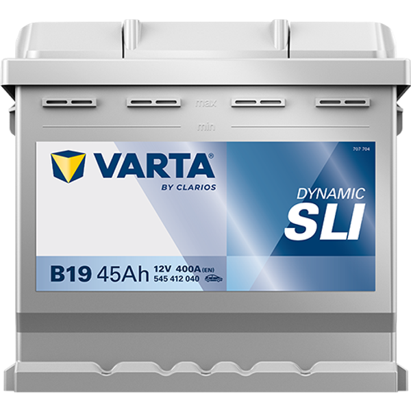 Varta Dynamic SLI B19 / 545 412 040 accu (12V, 45Ah, 400A)  AVA00309 - 3