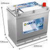 Varta Dynamic SLI B23 / 545 077 030 accu (12V, 45Ah, 300A)  AVA00281 - 2