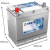 Varta Dynamic SLI B24 / 545 079 030 accu (12V, 45Ah, 300A)  AVA00283 - 2
