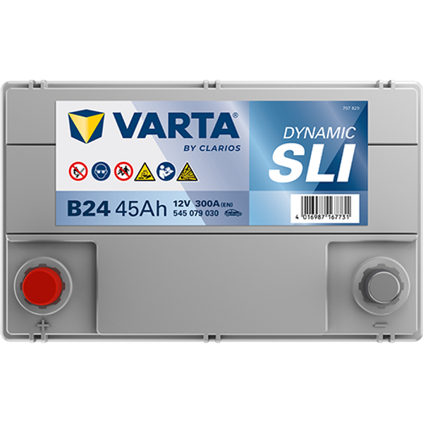 Varta Dynamic SLI B24 / 545 079 030 accu (12V, 45Ah, 300A)  AVA00283 - 4