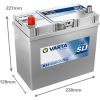 Varta Dynamic SLI B34 / 545 158 033 accu (12V, 45Ah, 330A) AVA00702 - 2
