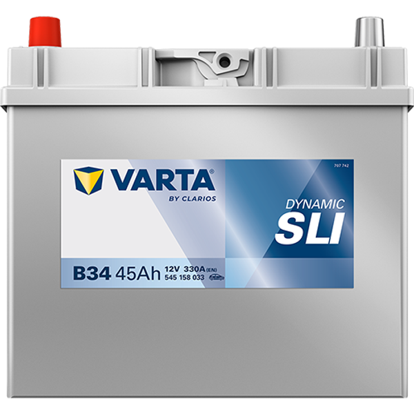 Varta Dynamic SLI B34 / 545 158 033 accu (12V, 45Ah, 330A) AVA00702 - 4
