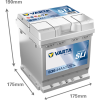 Varta Dynamic SLI B36 / 544 401 042 accu (12V, 44Ah, 420A)  AVA00278 - 2