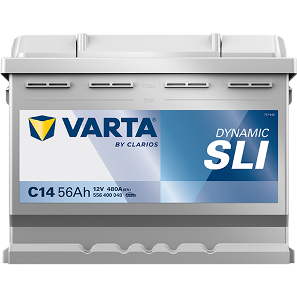 Varta Dynamic SLI C14 / 556 400 048 (12V, 56Ah, 480A)  AVA00602 - 3