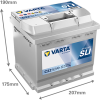 Varta Dynamic SLI C22 / 552 400 047 accu (12V, 52Ah, 470A)  AVA00311 - 2