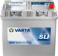 Varta Dynamic SLI D47 / 560 410 054 accu (12V 60Ah, 540A) AVA00703