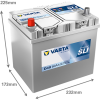 Varta Dynamic SLI D48 / 560 411 054 accu (12V, 60Ah, 540A)  AVA00267 - 2