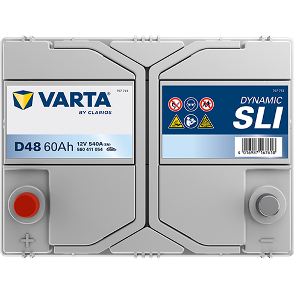 Varta Dynamic SLI D48 / 560 411 054 accu (12V, 60Ah, 540A)  AVA00267 - 4