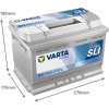 Varta Dynamic SLI E11 / 574 012 068 accu (12V, 74Ah, 680A)  AVA00268 - 2