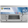 Varta Dynamic SLI E11 / 574 012 068 accu (12V, 74Ah, 680A)  AVA00268 - 4