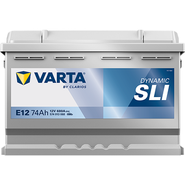 Varta Dynamic SLI E12 / 574 0130 68 accu (12V, 74Ah, 680A) AVA00697 - 3