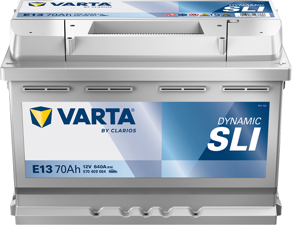 Varta Dynamic SLI E13 / 570 409 064 accu (12V, 70Ah, 640A) AVA00599 - 1