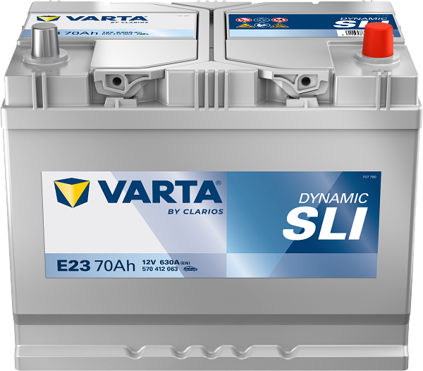 Varta Dynamic SLI E23 / 570 412 063 accu (12V, 70Ah, 630A)  AVA00270 - 1